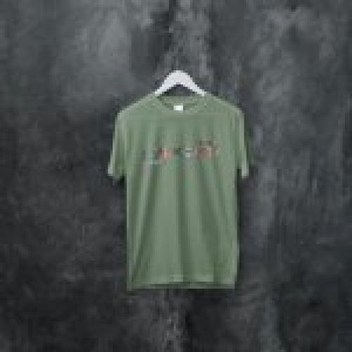 camiseta logo verde
