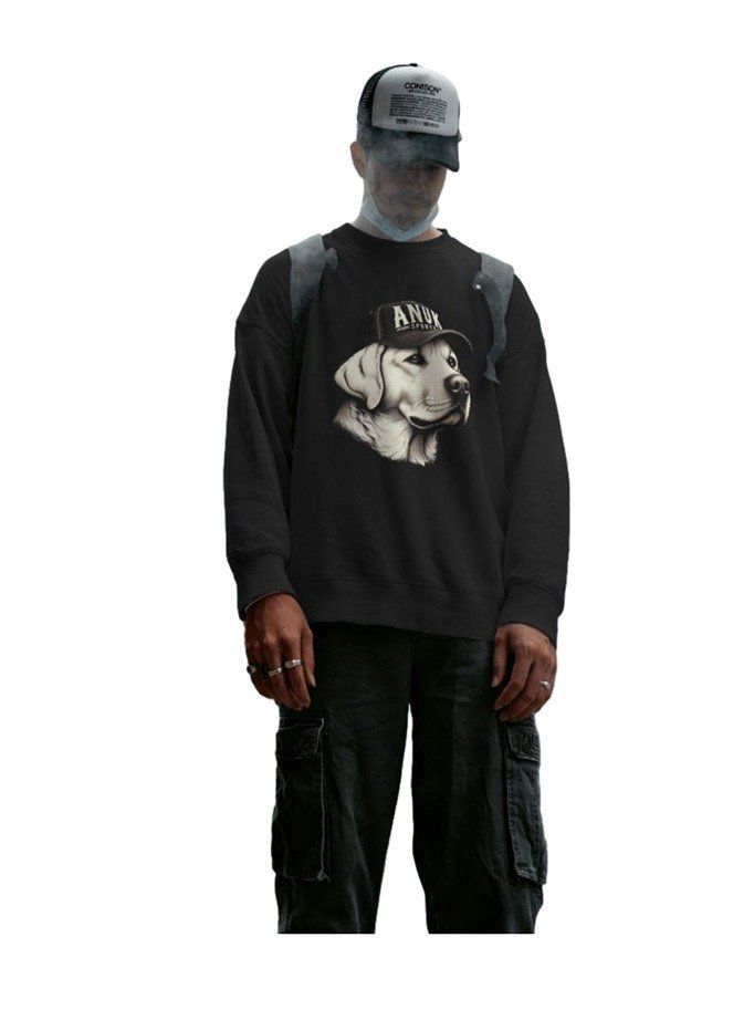 sudadera as dog negra