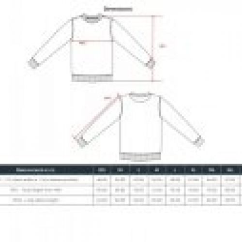 tallas sudaderas s cuello