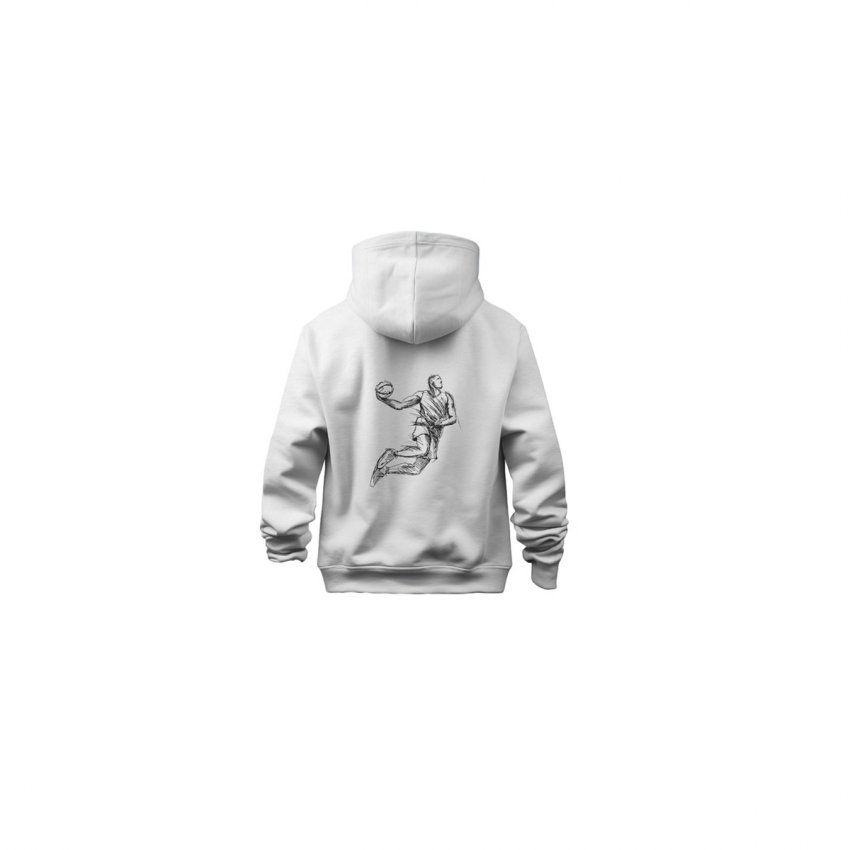 sudadera as basket blanca trasera