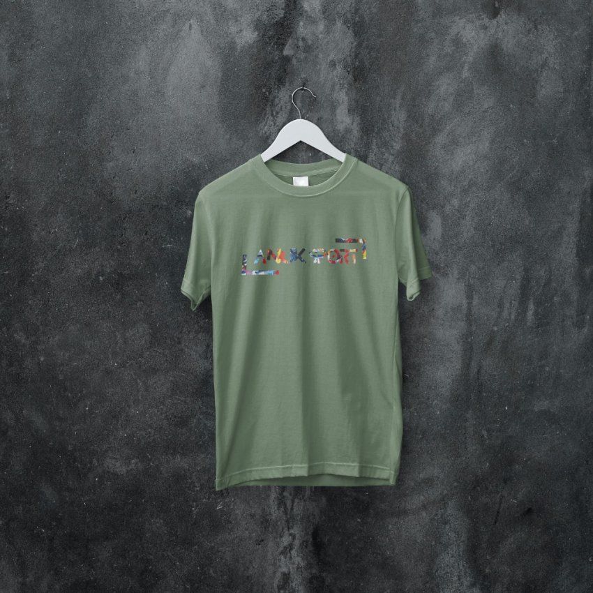 camiseta logo verde