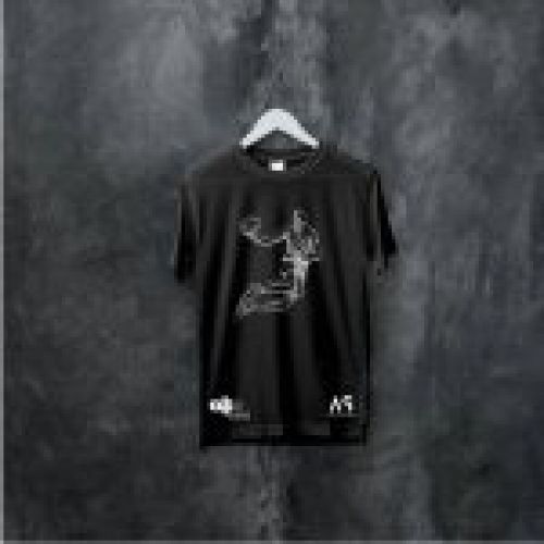 camiseta as basket negra