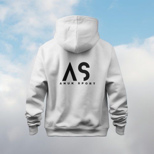 SUDADERA AS LOGO IVORY TRASERA
